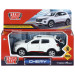 Машина металл chery tiggo 4 pro 12 см, двери, кап, баг, инер, белый, кор. Технопарк